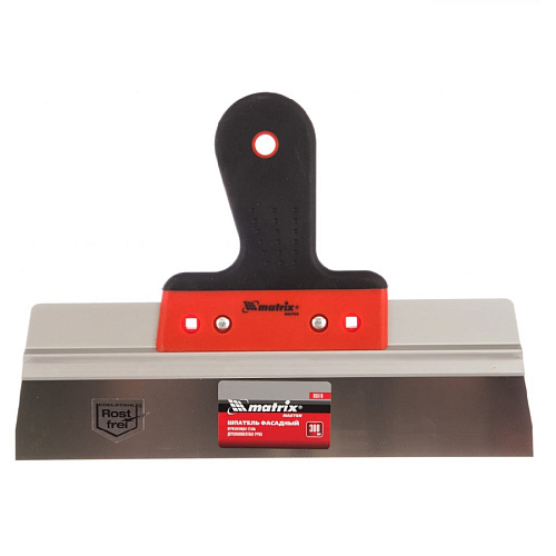 Шпатель фасадный нержавеющая сталь 300мм MATRIX