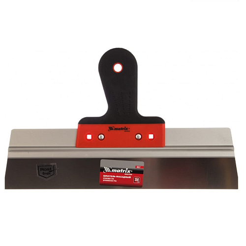 Шпатель фасадный нержавеющая сталь 350мм MATRIX