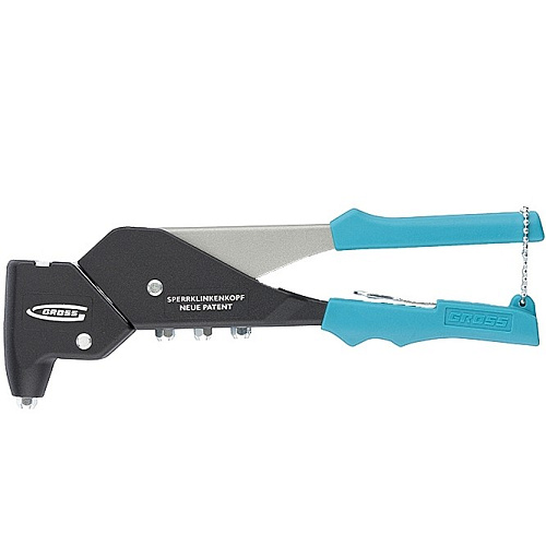 Заклепочник литой 2,4-4,8мм усиленный поворотный GROSS