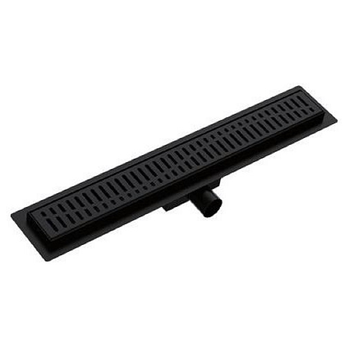 Трап душевой нерж. 70х600 черный