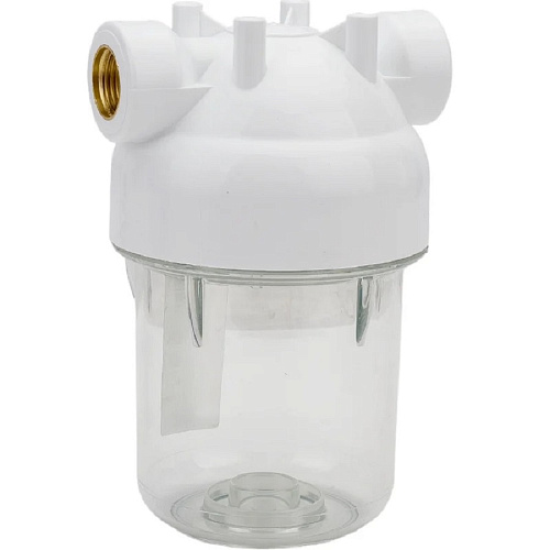 Магистральный фильтр для воды Unicorn 5" МИНИ 1/2 прозрачный