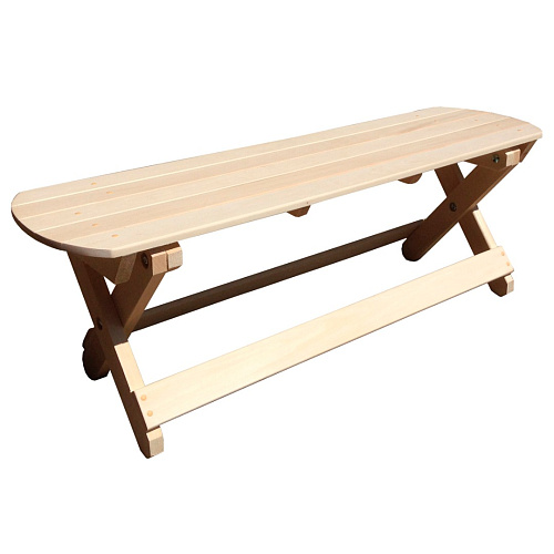 Лавка складная 120х33х44см липа