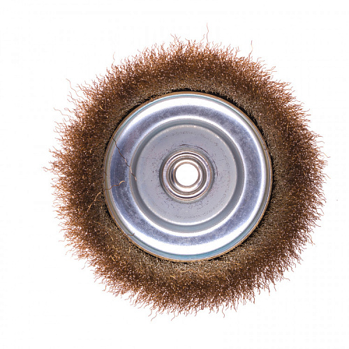 "Щетка для УШМ 150мм М14 чашка латун.""MATRIX"""