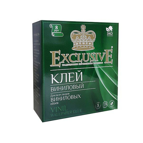 Клей EXCLUSIVE обойный виниловый STANDART 250гр Клей EXCLUSIVE обойный виниловый STANDART 250гр