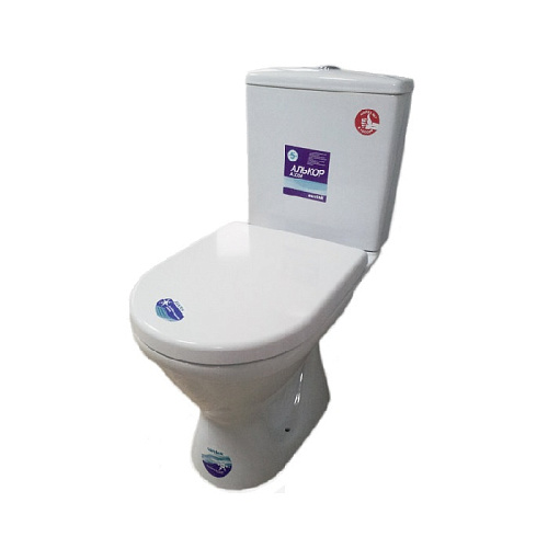 Унитаз-компакт Алькор 2-режимная арматура