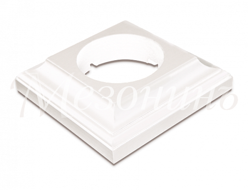 Рамка одноместная "Престиж" белая, для наружного и внутреннего монтажа, ТМ "МезонинЪ" GE70706-01