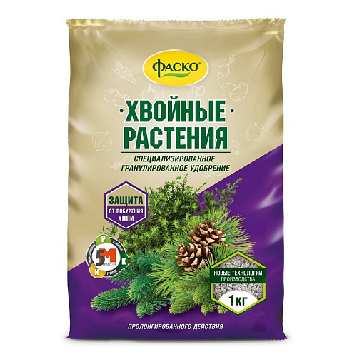 УМС гранулированное для хвойных растений Фаско 1кг