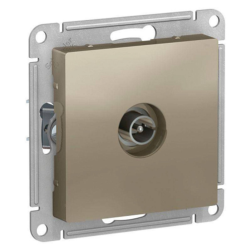 Антенна Schneider ATLASDESIGN TV коннектор механизм шампань