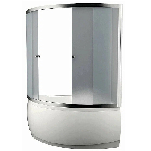 Ванна акриловая AQUANET CAPRI R 160x110 с каркасом и фронтальной панелью 205386 (176555)