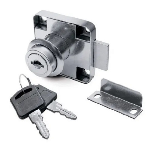 Замок мебельный круглый №4