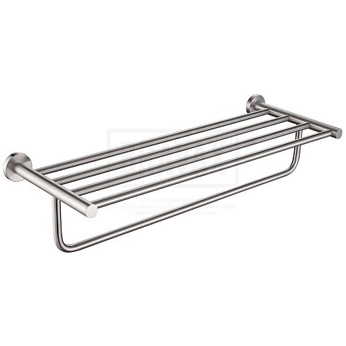 Полка для полотенец MELANA цинк сатин