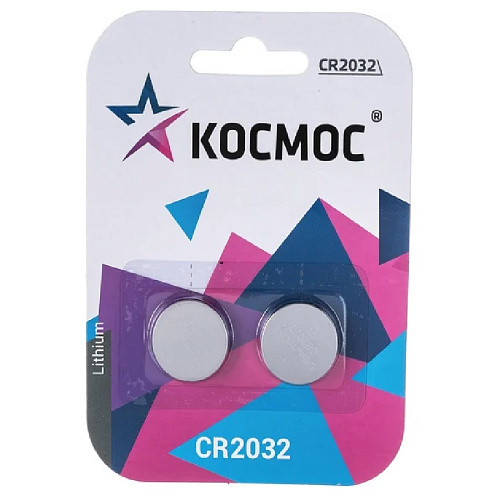 Батарейка литиевая КОСМОС СR2032 (таблетка) 3В