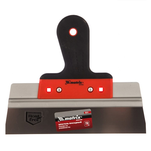 Шпатель фасадный нержавеющая сталь 250мм MATRIX