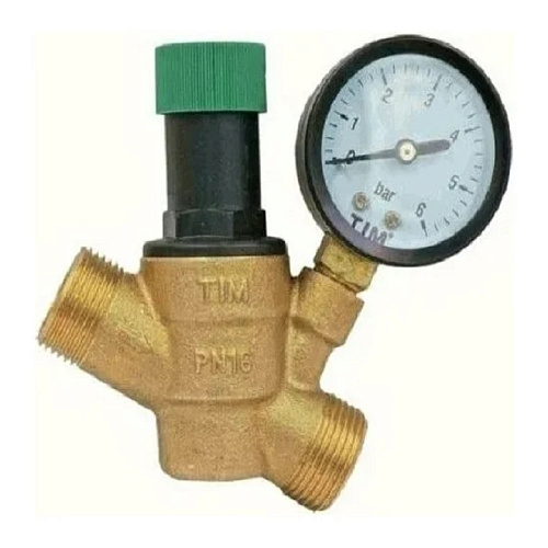 Редуктор давления TIM поршневой 1/2" 