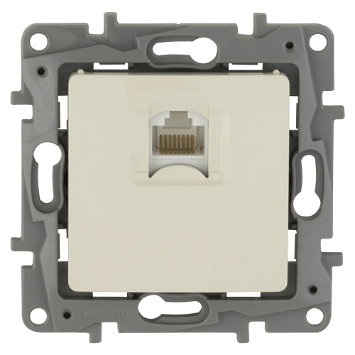 Розетка Legrand ETIKA компьютерная крем