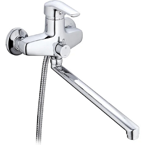 Смеситель для ванны с пл.пов.изливом Ф40 LWZ7-A182