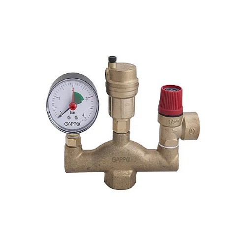 Группа безопасности котла GAPPO 1" 3бара КОМПАКТ