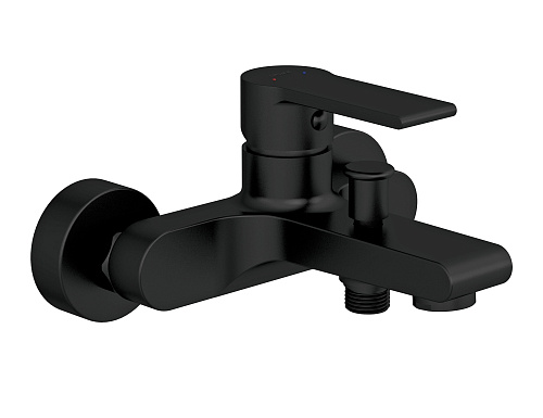 Смеситель для ванны  BRASKO BLACK однорычажный черный  Cersanit