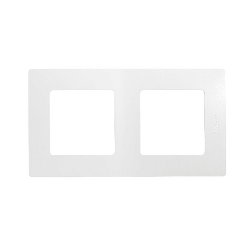 Рамка Legrand ETIKA 2 поста белая