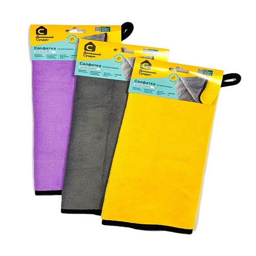 Салфетка из микрофибры для автомобиля 30х40см