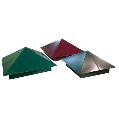 Колпак на столб 39х39 RAL3005