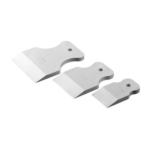 Набор Шпатели STAYER MASTER резиновые белые 3шт40/60/80мм