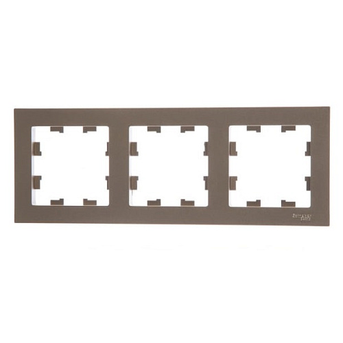 Рамка Schneider ATLASDESIGN 3 поста шампань