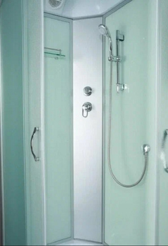 Душевая кабина Erlit ER3508TP-C3-RUS 80х80,1/4 круга, стекл.матовое,профиль серебр высокий под,сифон