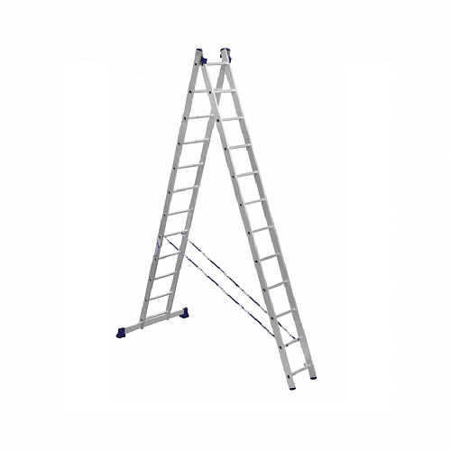 Лестница двухсекционная универсал. 2х12 ступеней h 5,62 м