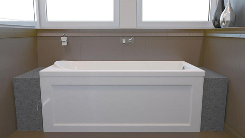 Ванна акриловая AQUANET West 170x70 прямоугольная с каркасом 240463