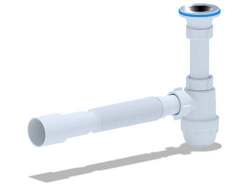 Сифон АНИ 11/4х32 с гибкой трубой 32х40/50