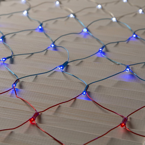 Гирлянда Сетка силикон 2,4 м Флаг России LED-360-220 V Гирлянда Сетка силикон 2,4 м Флаг России LED-360-220 V