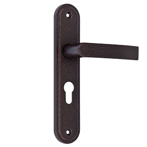 Ручка дверная плоская HP0901 медный антик