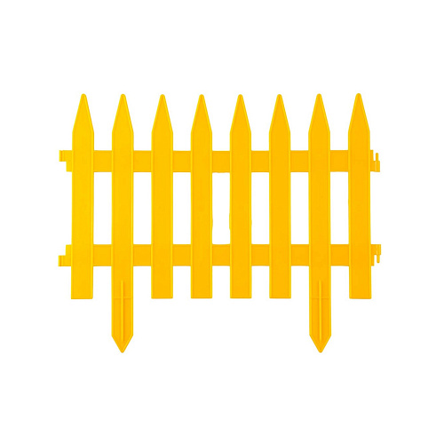 Заборчик Декоративный Винтаж желтый 28х300