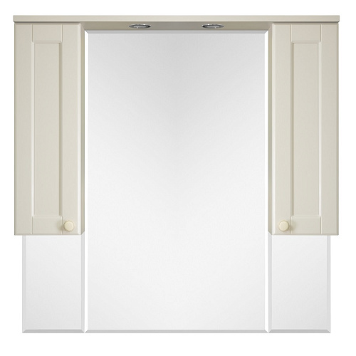 Зеркало-шкаф Латте 105 беж эмаль