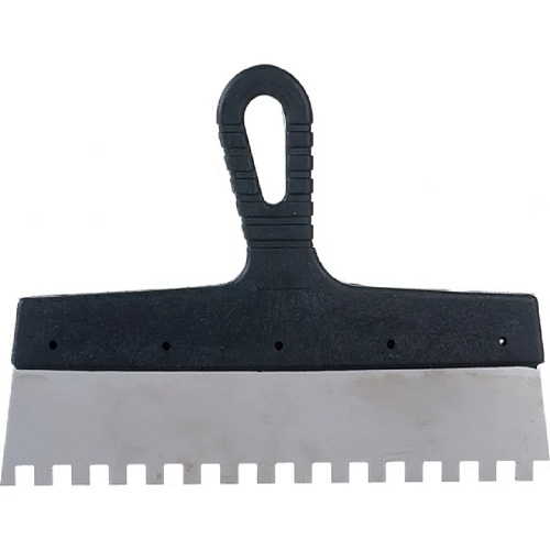 Шпатель малярный 200мм зуб 10х10 СИБРТЕХ