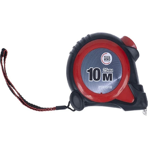 Рулетка 10м 25мм (автостоп) 