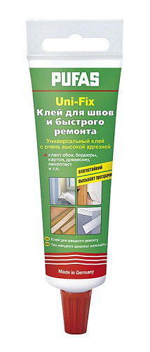 Клей для обойных швов Uni-Fix (морозостойкий) 60гр Клей для обойных швов Uni-Fix (морозостойкий) 60гр