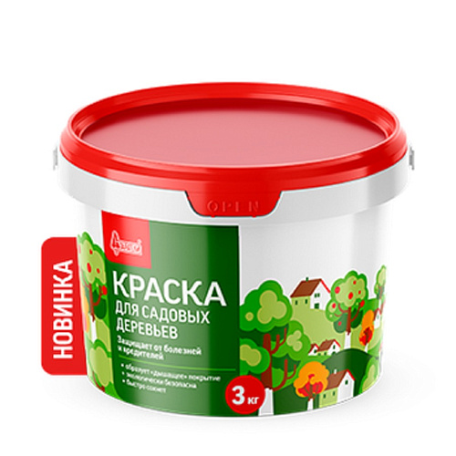Краска для садовых деревьев 3кг Старатели