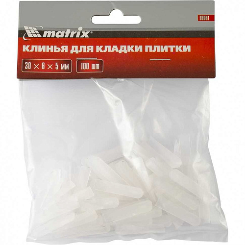 Клинья для плитки 6мм MATRIX (100шт)
