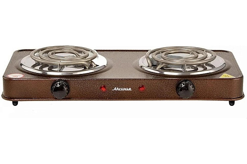 "Плита электро АКСИНЬЯ КС-007"" 2 конф спираль Коричневый"