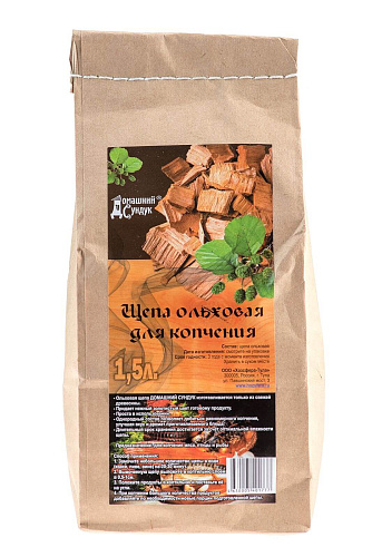 "Щепа для копчения""Ольха"" 1,5л"