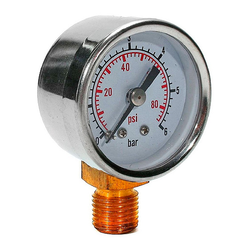 Манометр для насосной станций AQUARIO PG-SS40R Хром