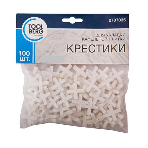 Крестики для кафельной плитки 4мм 100шт t4p Крестики для кафельной плитки 4мм 100шт t4p