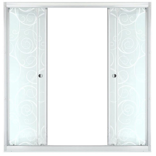 Душевая шторка 1500 2 двери Тритон "Узоры"