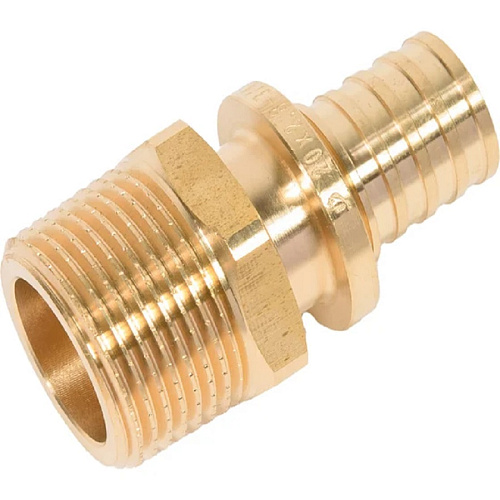 Муфта переходная аксиальная 20мм х 3/4" НР для труб из сшитого полиэтилена