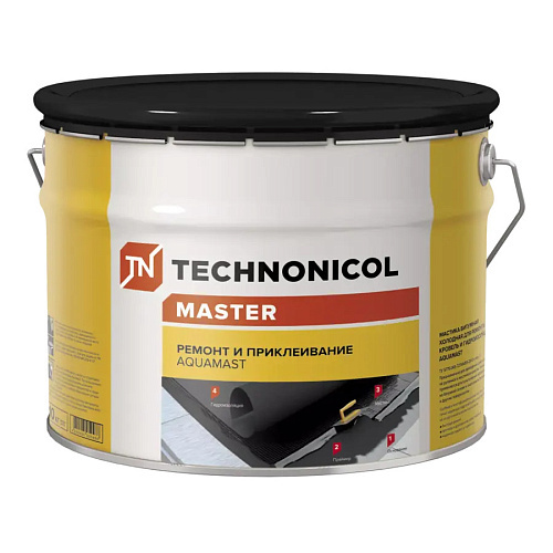 Мастика битумная AguaMast ТЕХНОНИКОЛЬ MASTER для ремонта 10кг