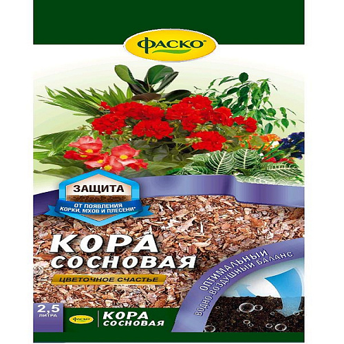 Кора сосновая 2,5л Фаско