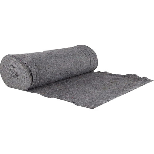 Полотно холстопрошивная тряпка серое 1.5 мх50 м