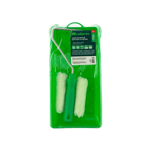 Валик+ванночка 110мм полиэстер СИБРТЕХ